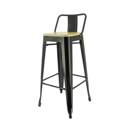 Chaise haute restaurant métal Austin