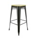 Tabouret haut restaurant métal Austin