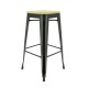 Tabouret haut restaurant métal Austin