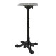 Pied de table Bistrot rabattable fonte 4 branches 
