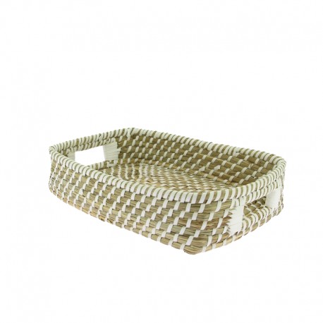 Corbeille resctangle jonc de mer Jonca