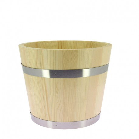 Vasque pin naturel verni Fustel Ø25