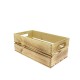 Cagette pin verni Fresca effet brulé 38x21
