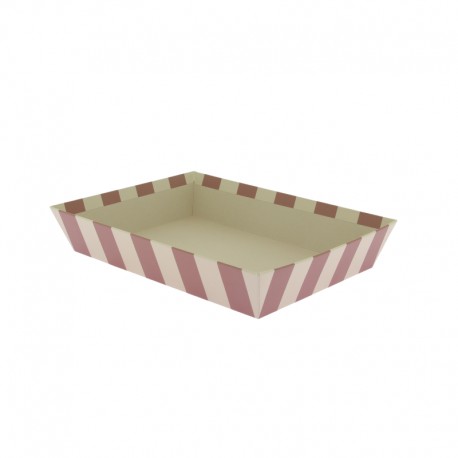 Corbeille rectangle carton Terralys 26x20