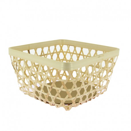 Corbeille carrée évasée Rossa 26x26