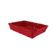 Corbeille bambou rouge Vieto 38x28
