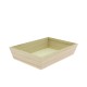 Corbeille bois rectangle Bosco 28x20