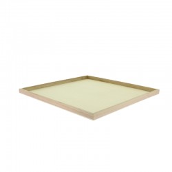 Gusteo plateau carré bois 38x38