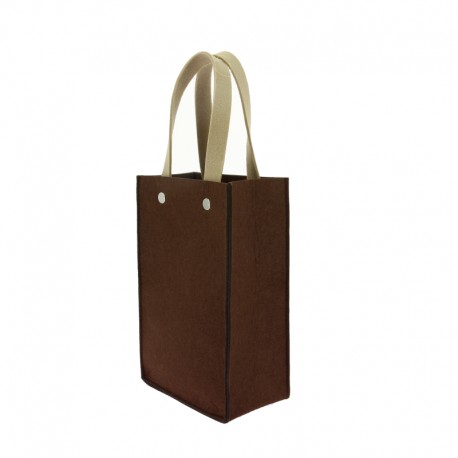 Sac feutrine marron hauteur 24