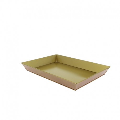 Plateau rectangle zinc Doria 35x25