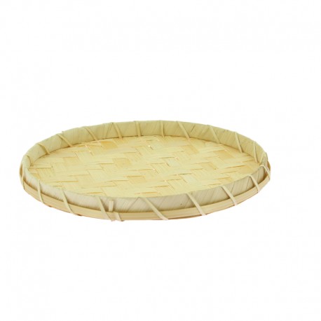 Plateau rond Bambou Zela Ø20