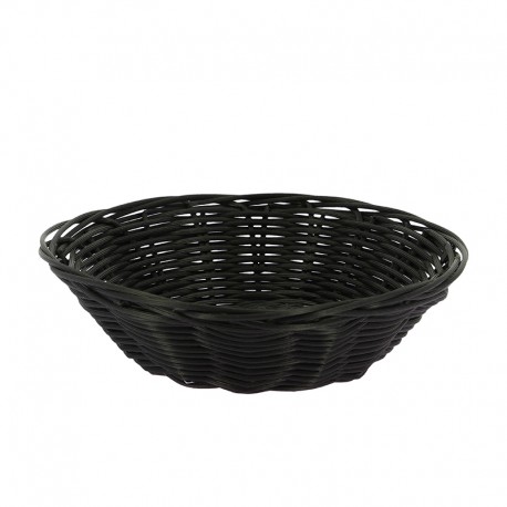 Corbeille Plastic noire Ø23