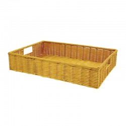 Corbeille manne polypropylène Carita miel 50x35