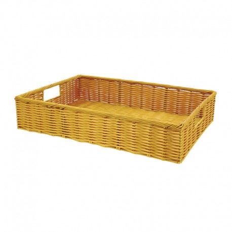 Corbeille manne polypropylène Carita miel 50x35