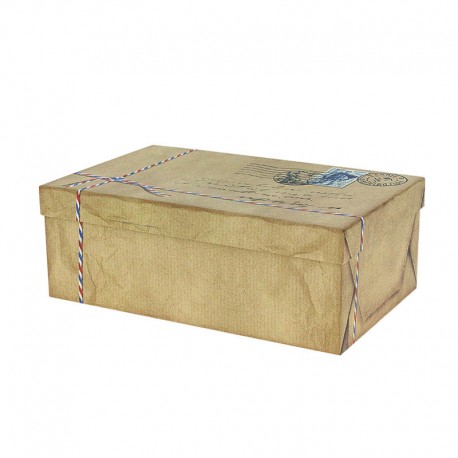 Boite carton rectangle Cottage 33x21