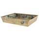 Corbeille carton rectangle Cottage 36x27