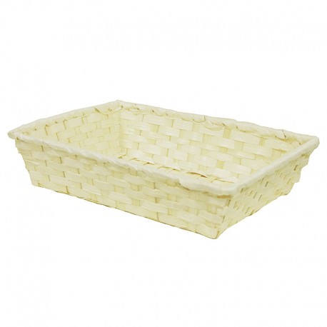Corbeille bambou rectangle Sarlat 28x20