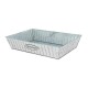 Corbeille métal embossé rectangle Tentation 33x23