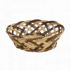 Corbeille osier ronde Brown Ø25