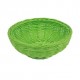CORBEILLE POLYPROPYLENE RONDE MOSCO VERTE Ø16X6.5