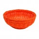 CORBEILLE POLYPROPYLENE RONDE MOSCO ORANGE Ø16X6.5