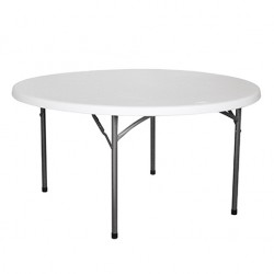 Table pliante ronde HDPE Nimes Ø150x74