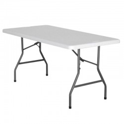 Table pliante rectangle HDPE Nimes 152x76x74