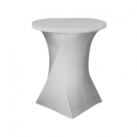 Housse table ronde mange debout Ø80x110