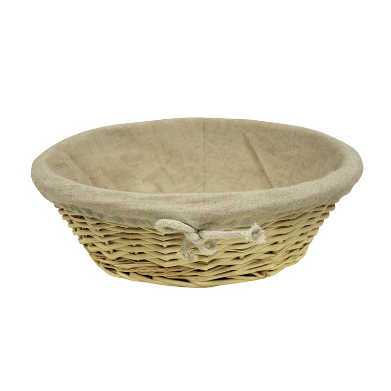 Panier Rond APS Profi Line Noir 16 Cm - Corbeille Pain Polypropylène Empilable